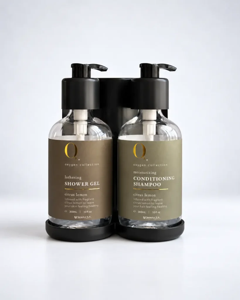 Dispensador doble de baño premium
